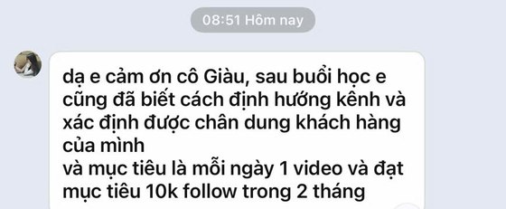 Feedback học viên: định hướng kênh, mục tiêu 10K follow trong 2 tháng
