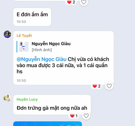Feedback học viên: đơn ầm ầm, khách mua thêm